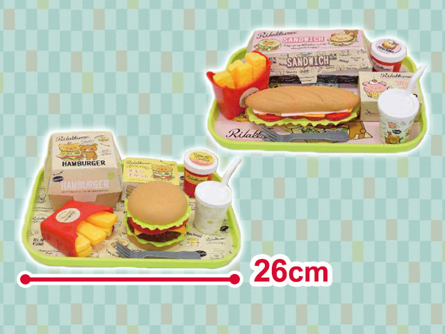 すみっコぐらし　ファーストフードおもちゃセット 喫茶すみっこ プレミアム ファーストフードおもちゃ ハンバーガー