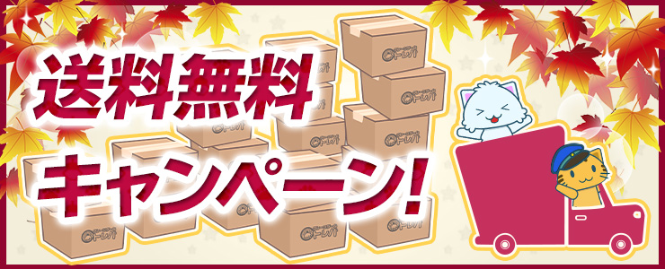 11/12 17:15追記】「送料無料キャンペーン！」開催！ | オンライン