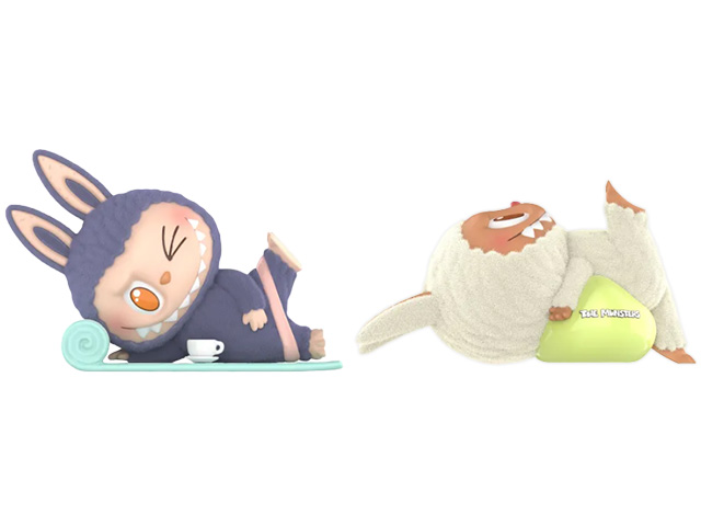 週末限定！特別景品2月第2弾【LABUBU】「Lazy Yoga シリーズ