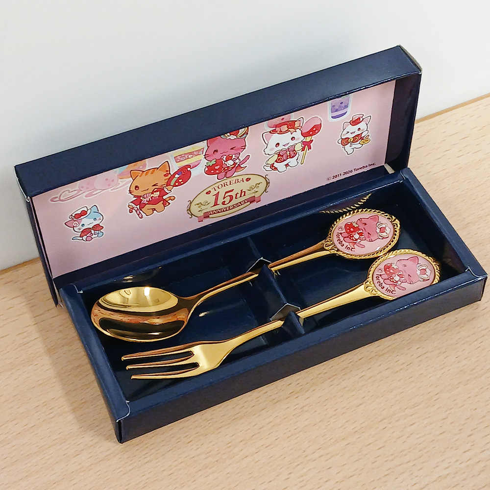 トレバ限定】トレタのいちごのお茶会 カトラリーセット」が登場