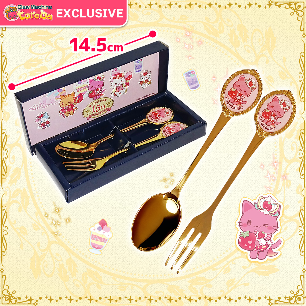 トレバ限定】トレタのいちごのお茶会 カトラリーセット」が登場