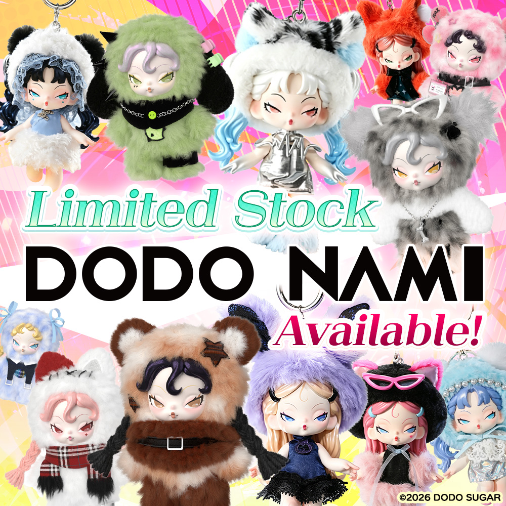 Globally Popular Art Toy “DODO NAMI” has landed on Toreba